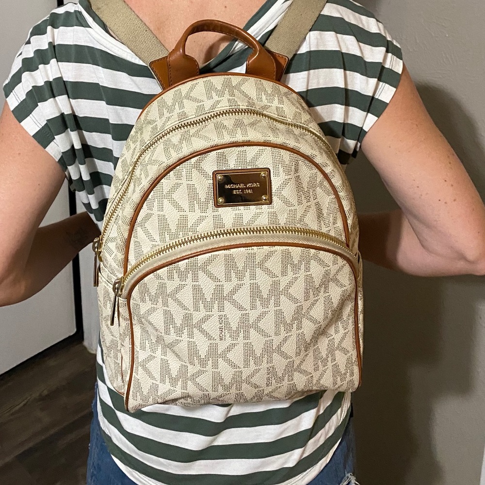 Michael Kors Jet Set Travel Logo Backpack